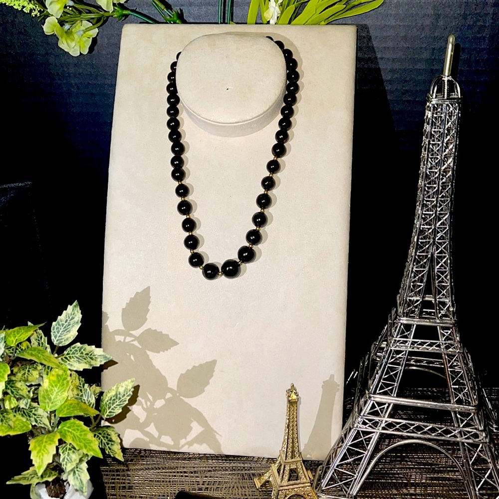 Authentic Morano Glass Heavy Stone necklace